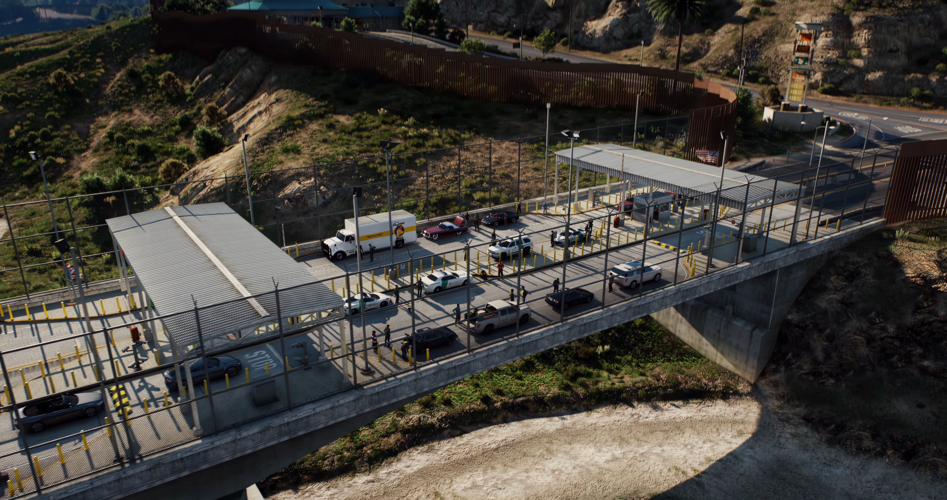 Vue aérienne de Los Santos en mutation